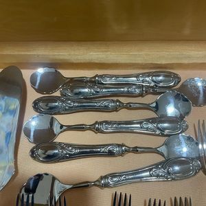 vintage silver 800 / 20 pc set from Italy
